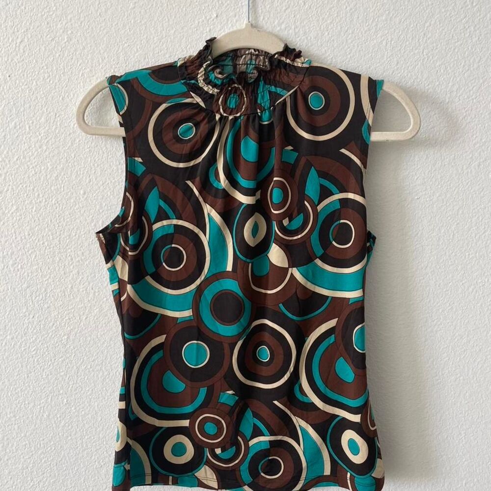 Serenade Y2K Tank Top Women's S 80s Workwear Corporate Office Siren Corpcore
